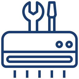 Patriot Appliance & Air Conditioning Repair Service offers a blue icon with a wrench on it in Austin, TX.